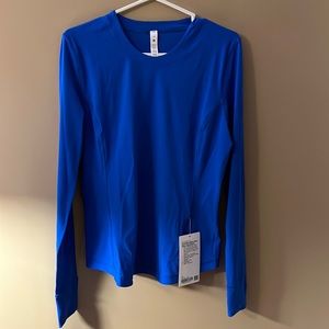 NWT Lululemon Ventilated Mesh-Back Running Long Sleeve Shirt